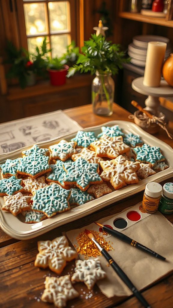snowflake cookie decorating delight