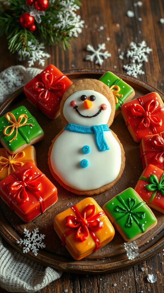 snowman cookies with surprises