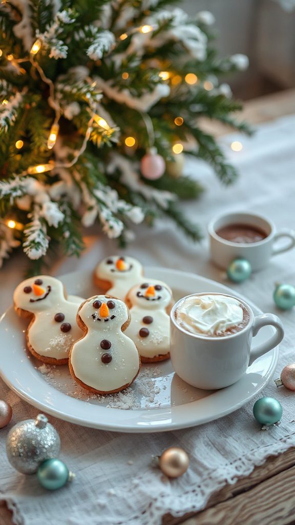 snowman shaped cookies ingredients list