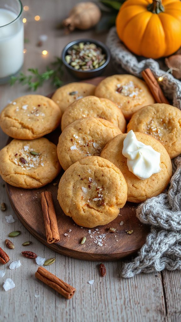 sourdough pumpkin spice cookies