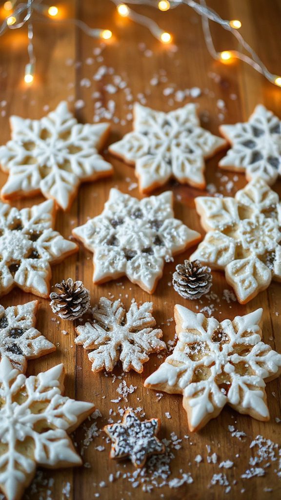 sparkly festive cookie treat