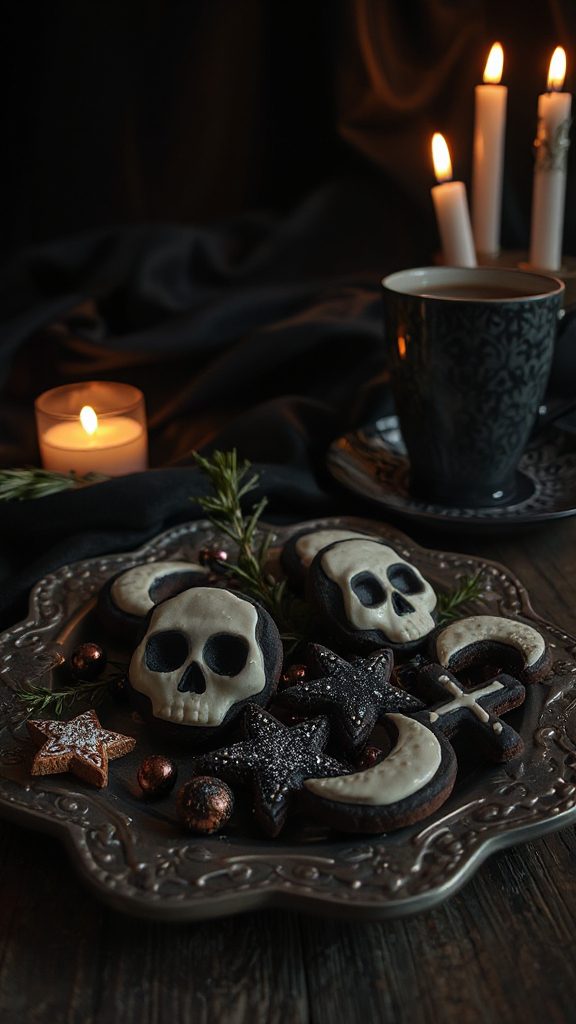 spiced black tea cookies