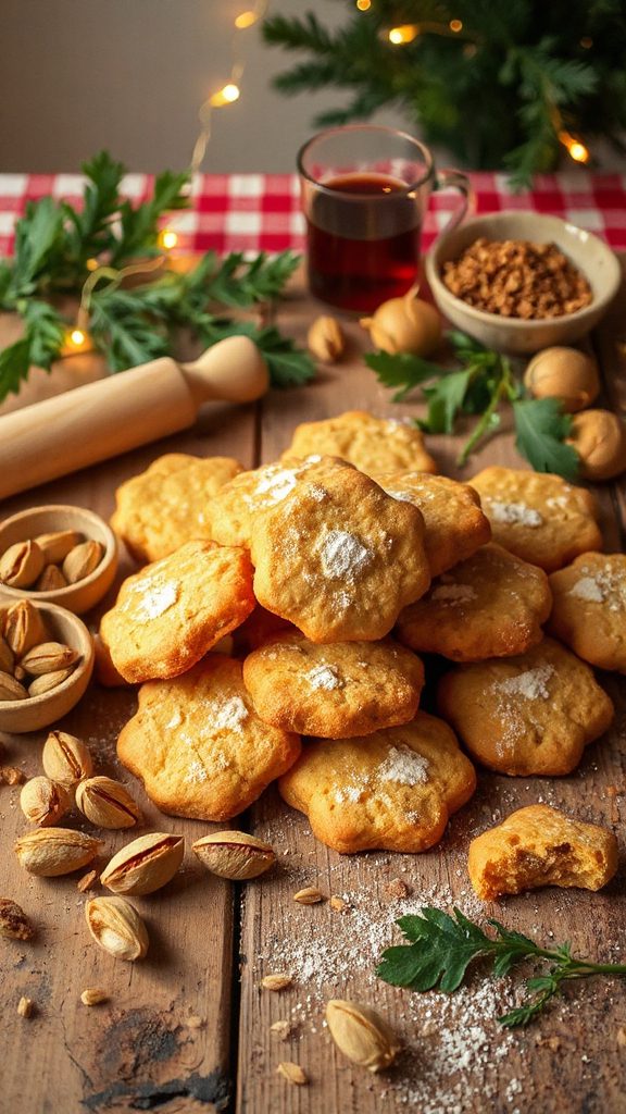spiced buttery holiday cookies
