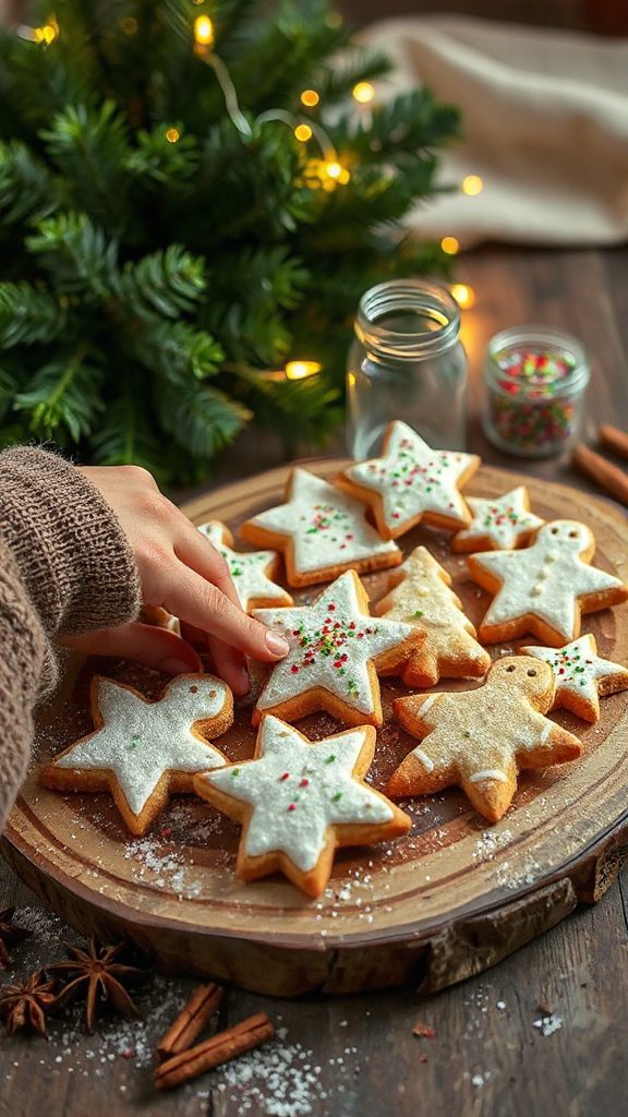 spiced holiday sugar cookies