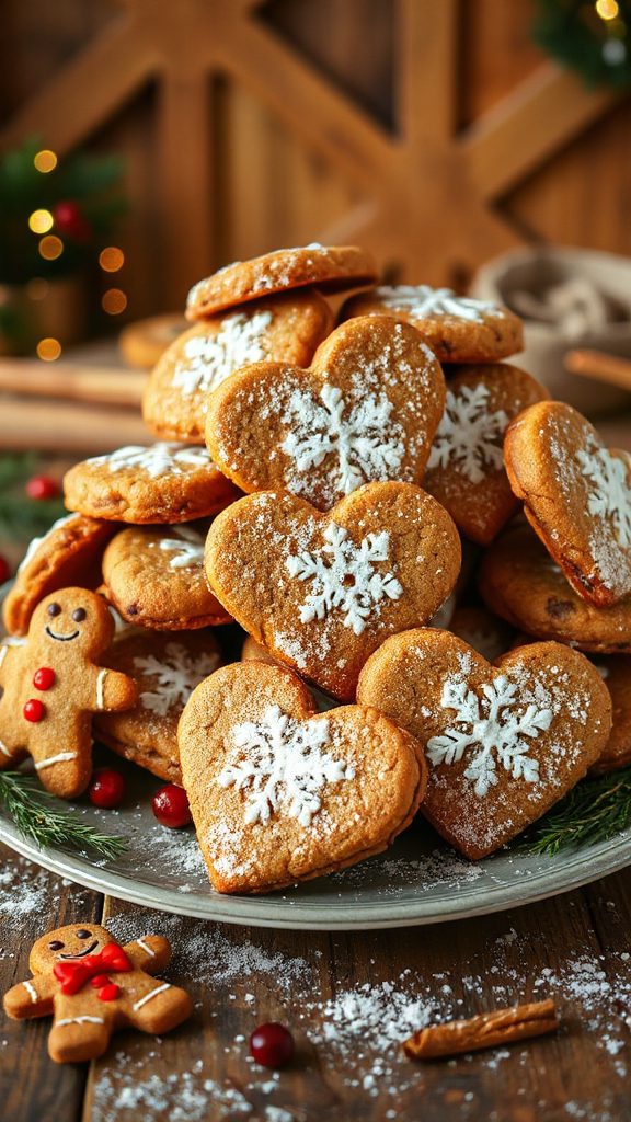 spiced molasses sourdough cookies