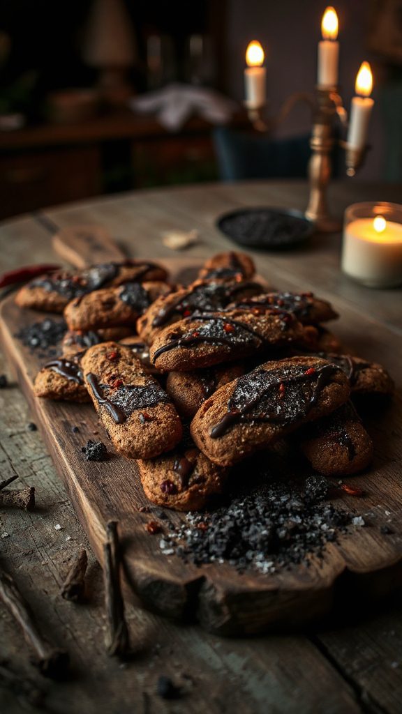 spicy cocoa dipped biscotti