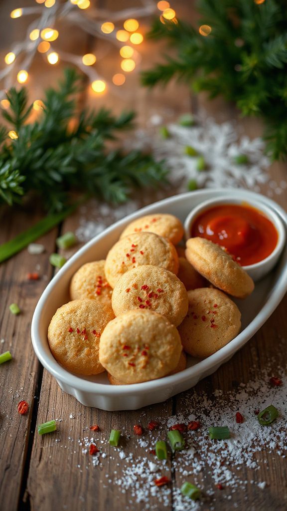 spicy kimchi shortbread cookies