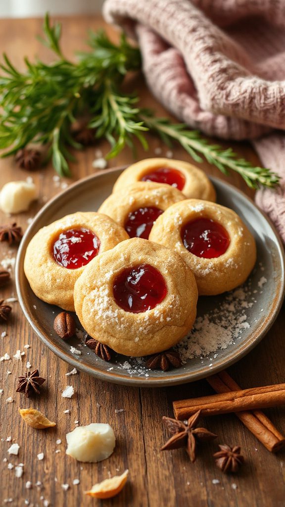 spicy thumbprint cookie recipe