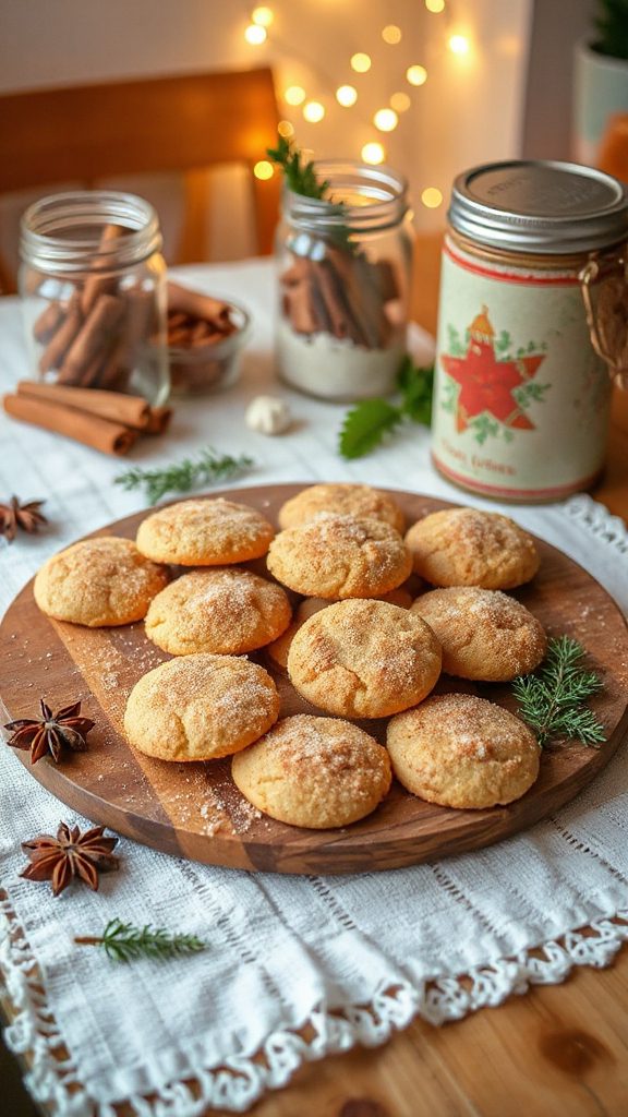 storing christmas snickerdoodle cookies