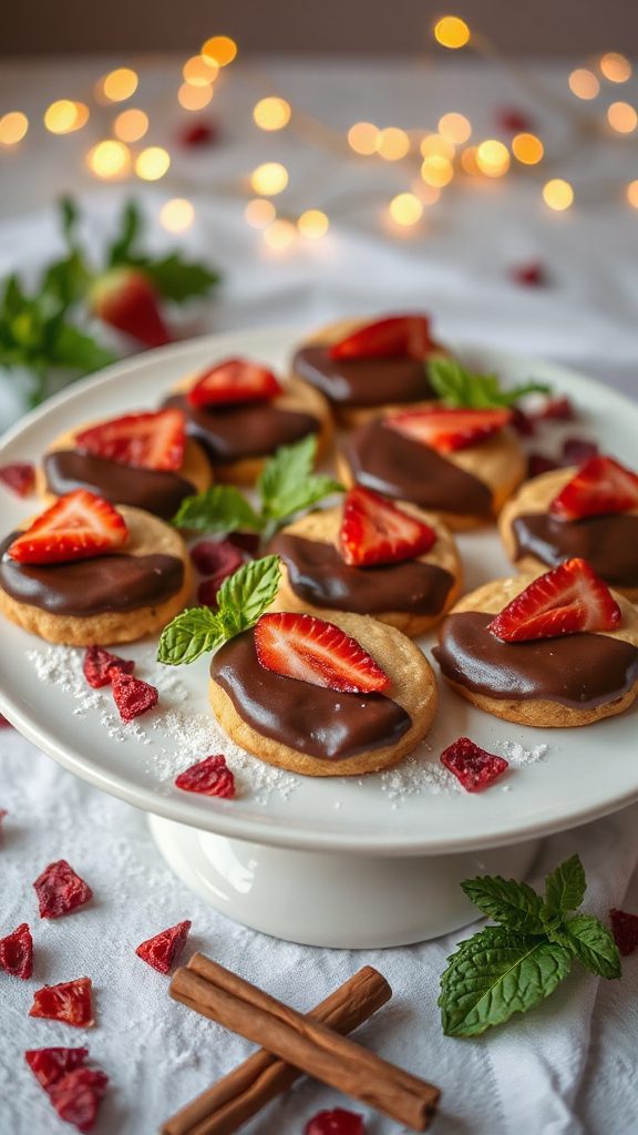 strawberry chocolate cookie recipe