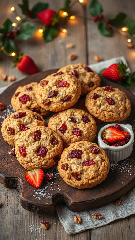 strawberry oatmeal raisin cookies