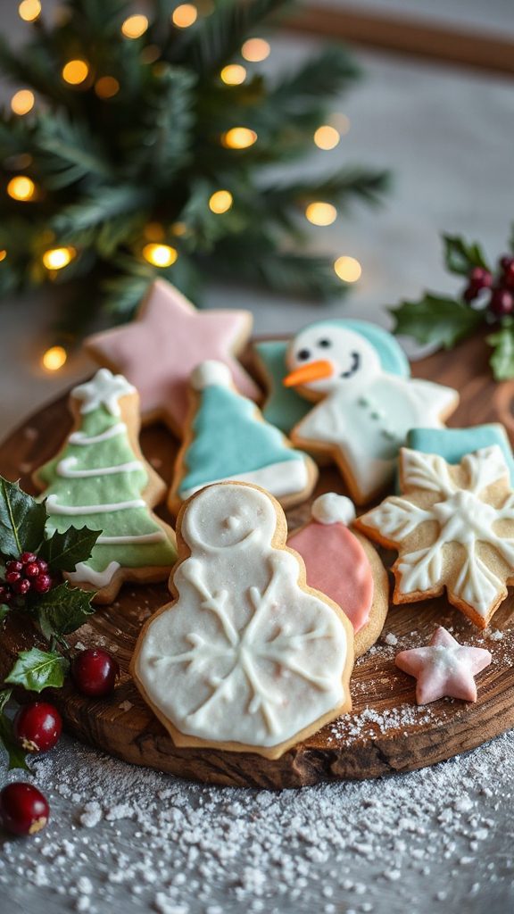sugar free festive cookies