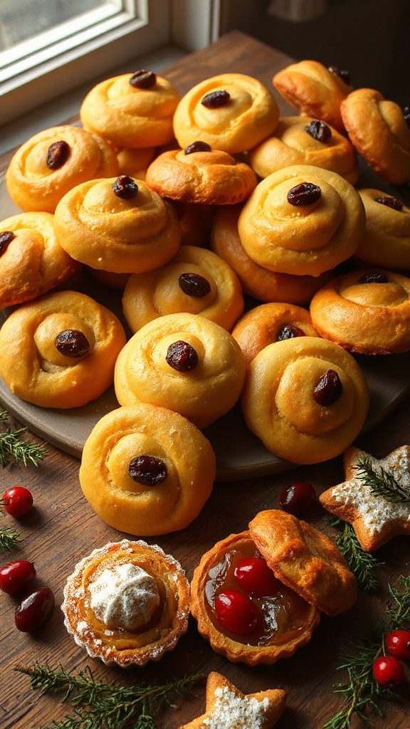 swedish festive cardamom buns