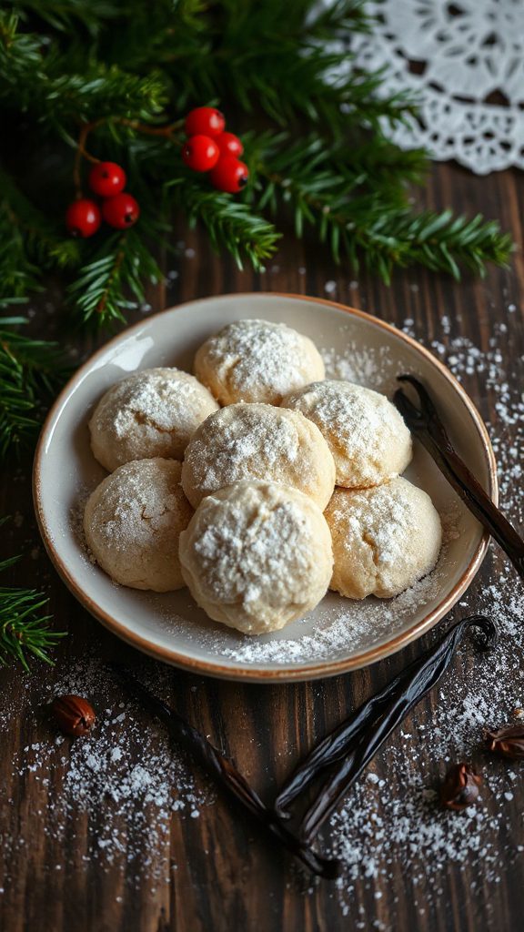 swedish holiday vanilla cookies