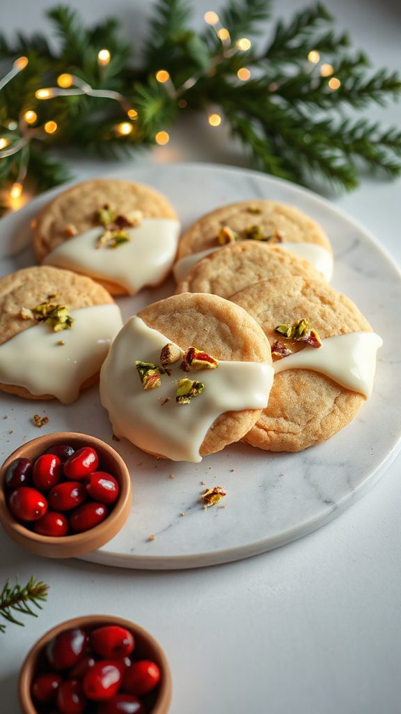 sweet white chocolate cookies