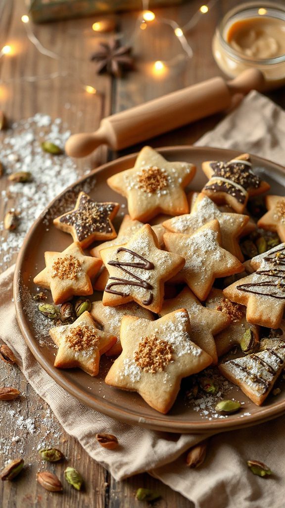 tahini cardamom sugar cookies
