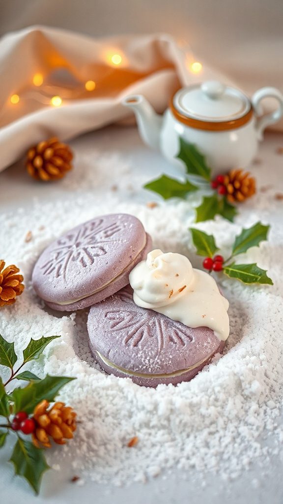taro cookie sandwiches recipe