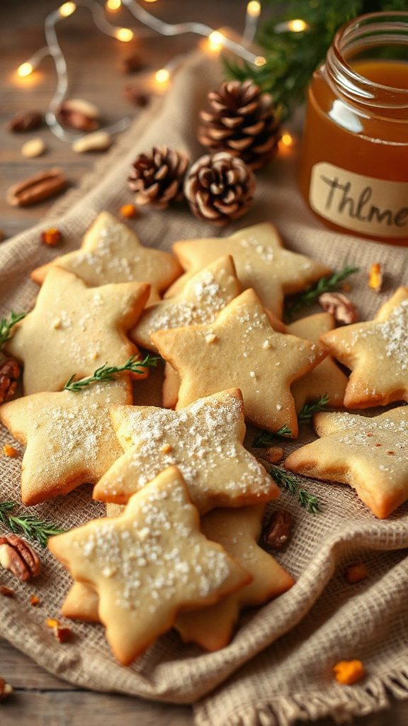 thyme infused honey butter cookies