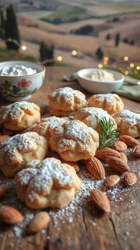 traditional almond cloud cookies traditional almond cloud cookies