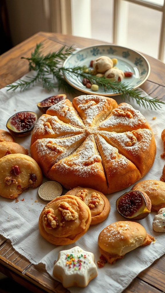 traditional greek new year cake