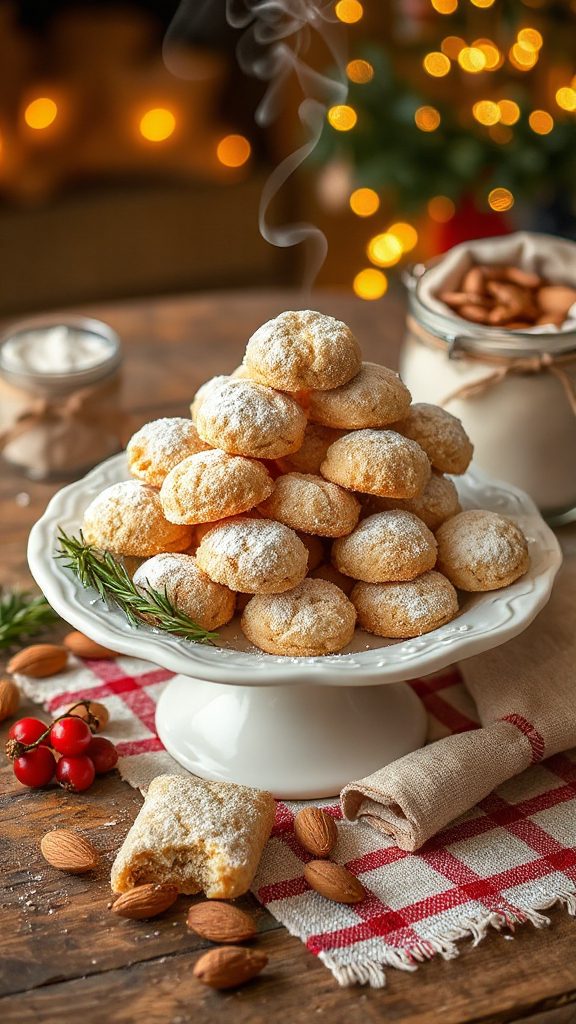 traditional spanish almond cookies