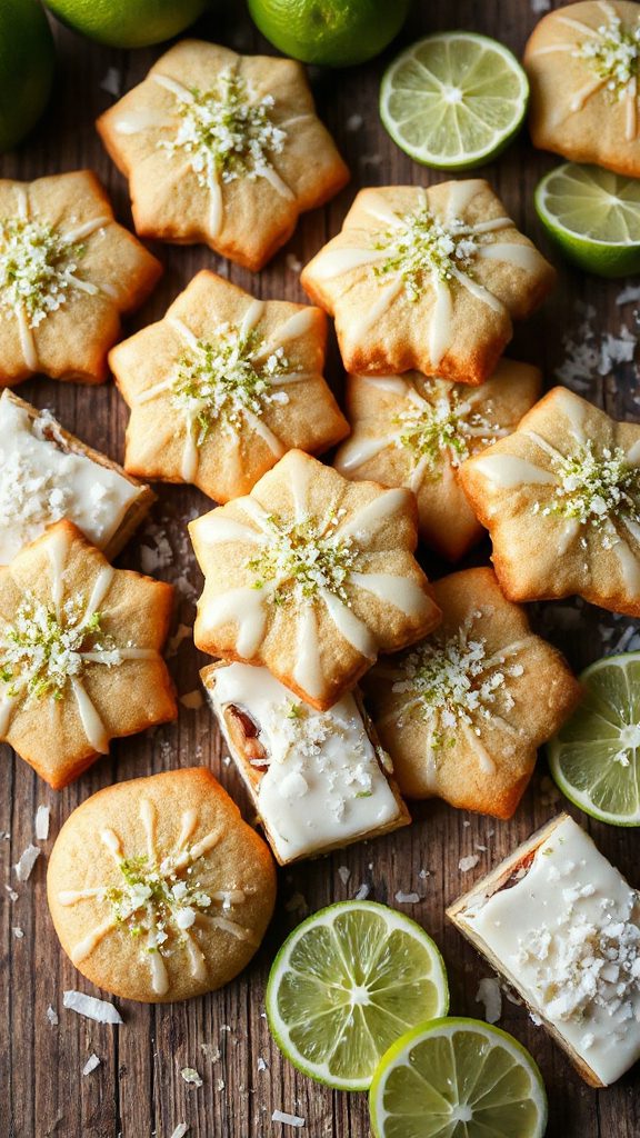 tropical coconut lime bars
