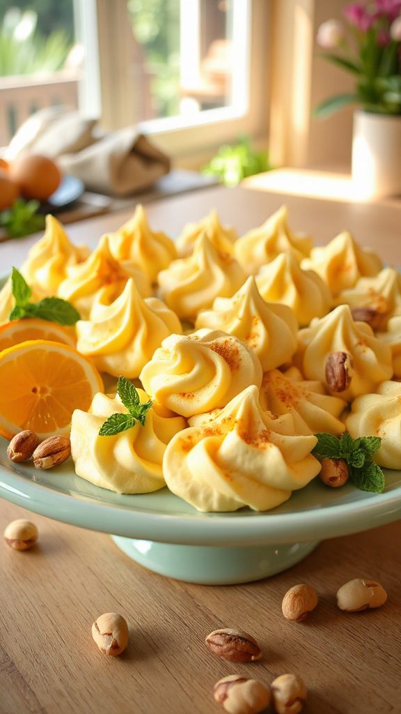 tropical lilikoi meringue cookies