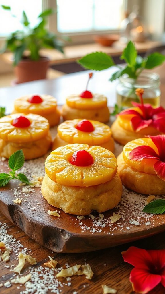 tropical pineapple cookie treat