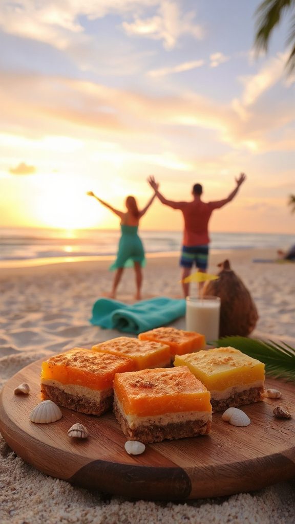 tropical sunset cookie bars tropical sunset cookie bars