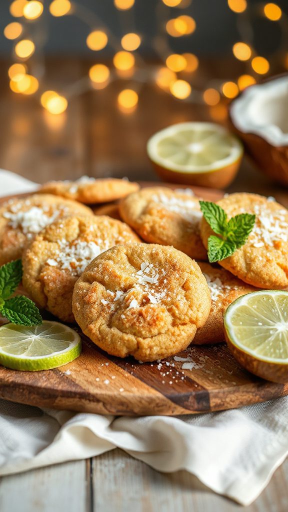 tropical twist on snickerdoodles