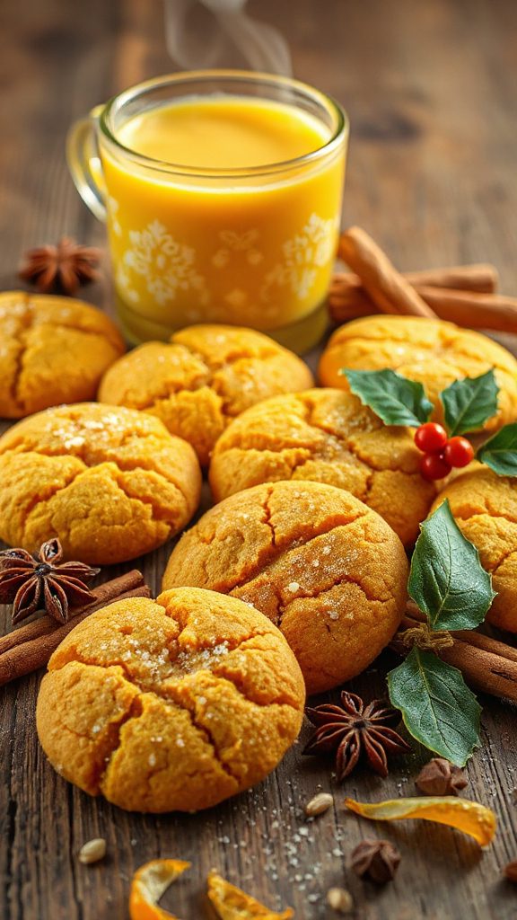 turmeric spiced holiday cookies