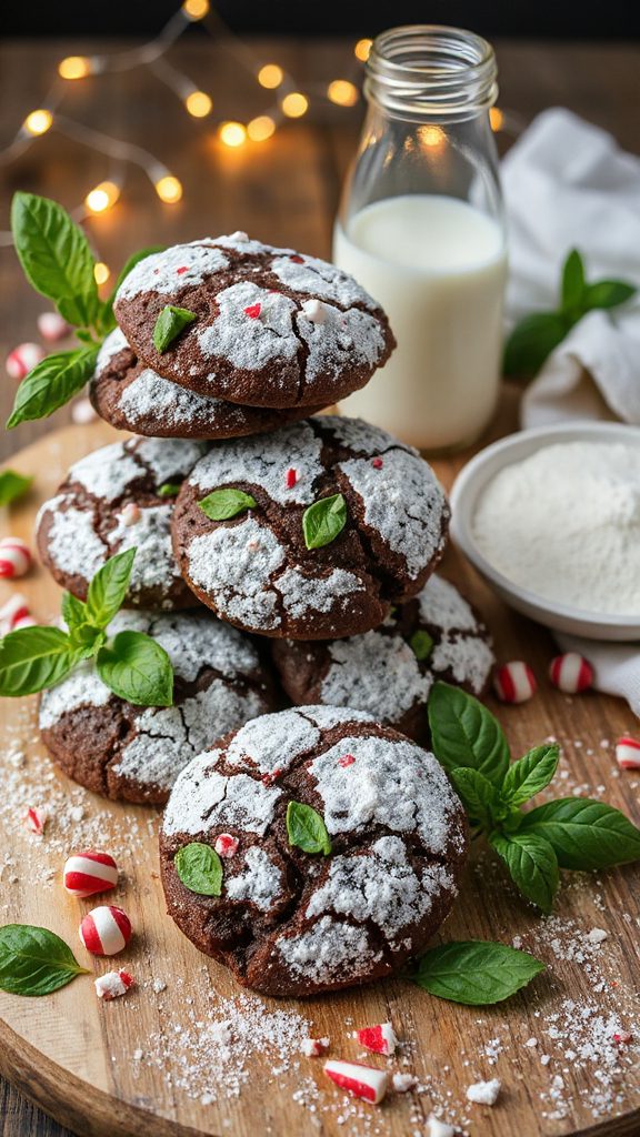 unique holiday chocolate cookies