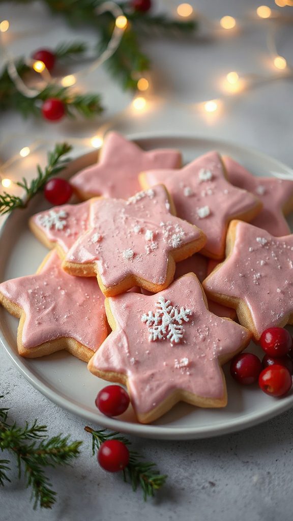 vanilla cookies with frosting