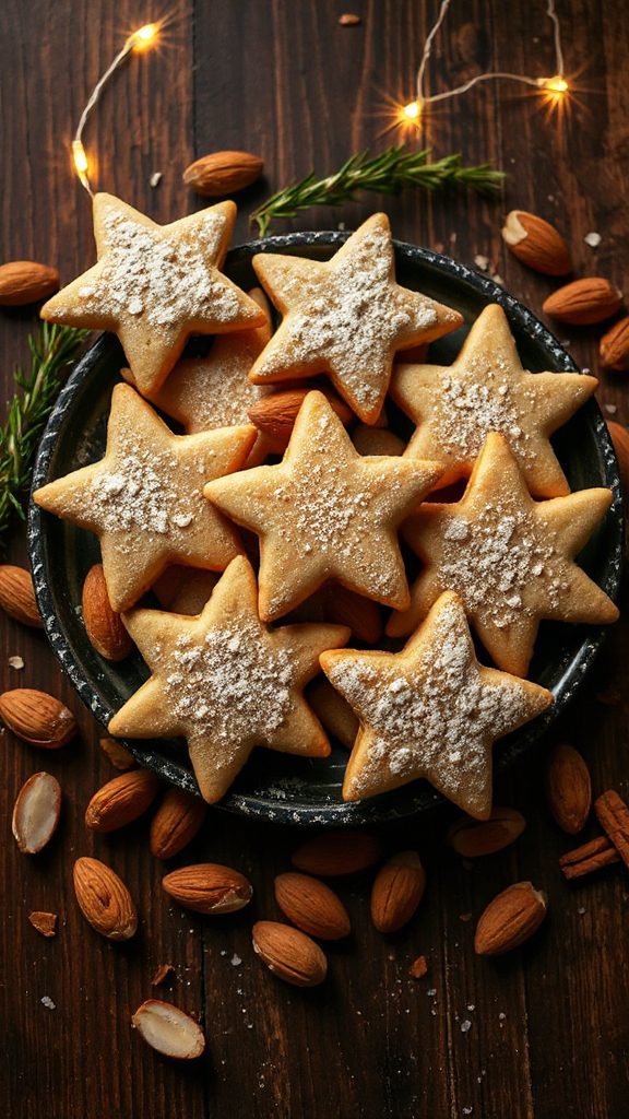 vegan cinnamon almond cookies