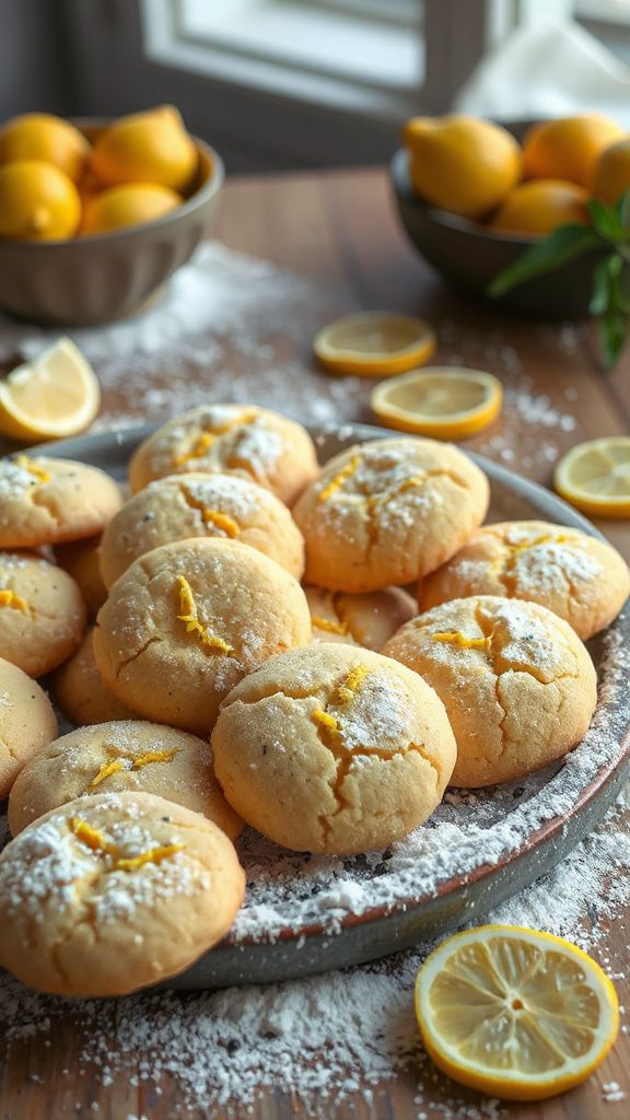vegan lemon poppy seed cookies
