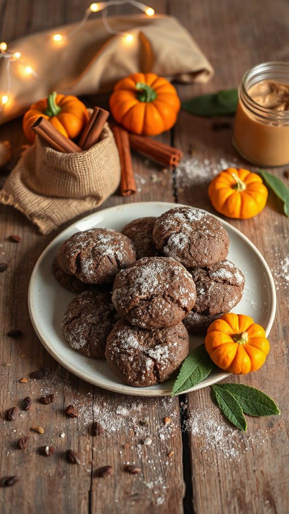 vegan pumpkin spice cookies