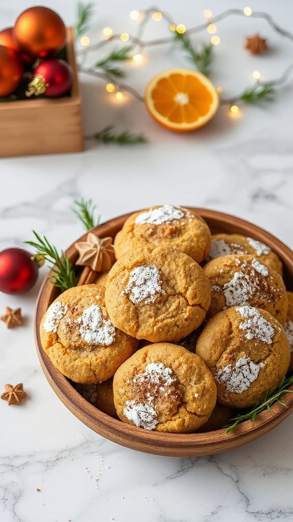 vegan pumpkin spice cookies