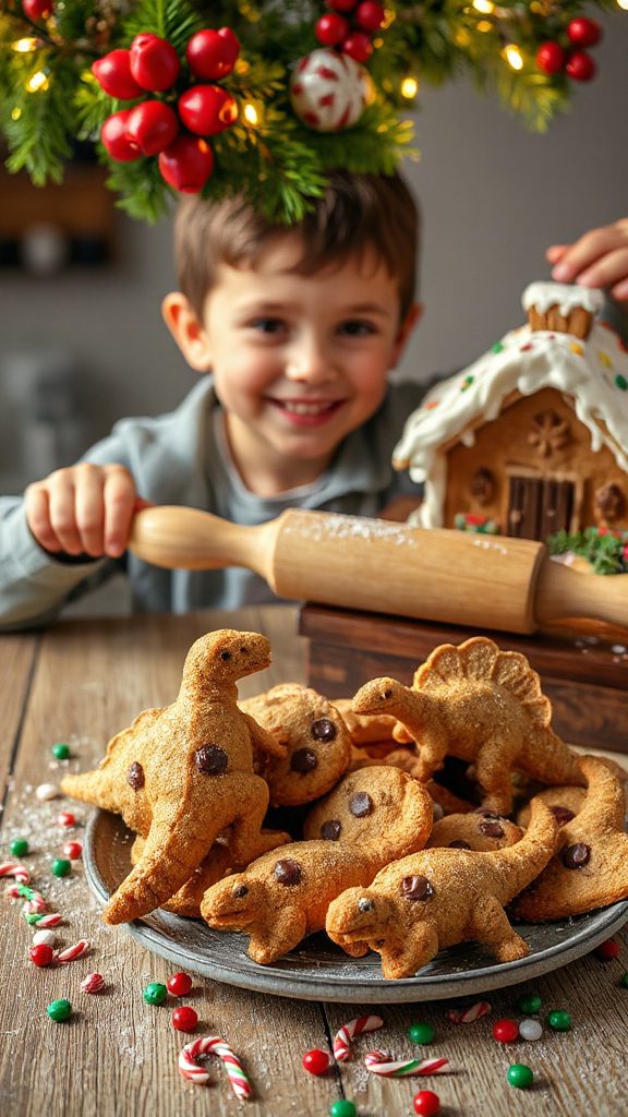 velociraptor shaped chocolate treats