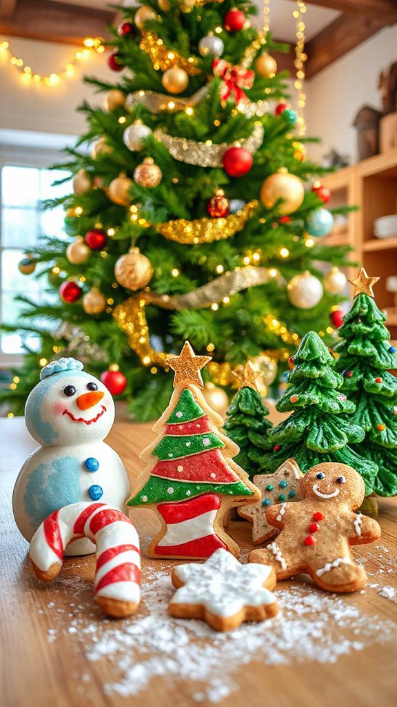 vibrant tree shaped cookie delights vibrant tree shaped cookie delights