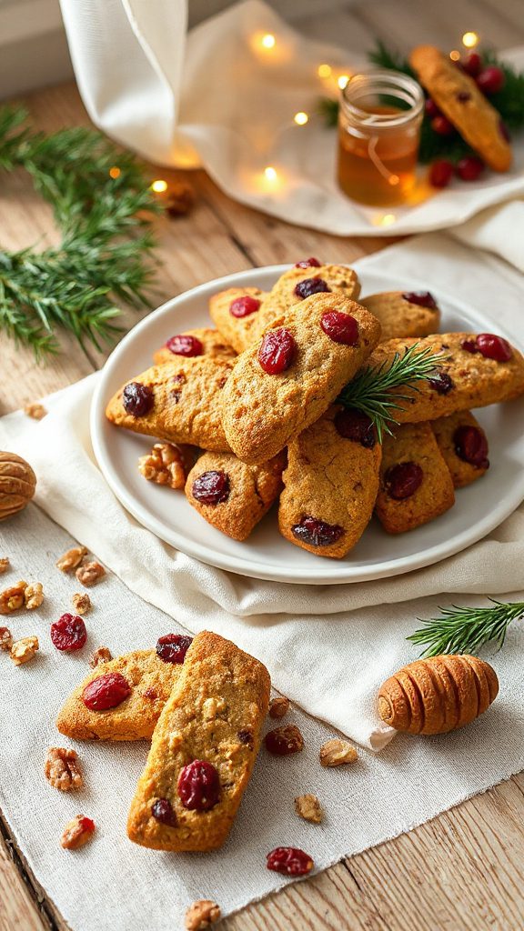 walnut cranberry biscotti recipe