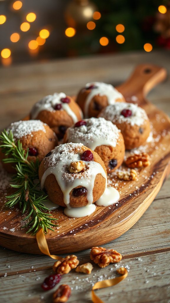 walnut cranberry holiday cookies