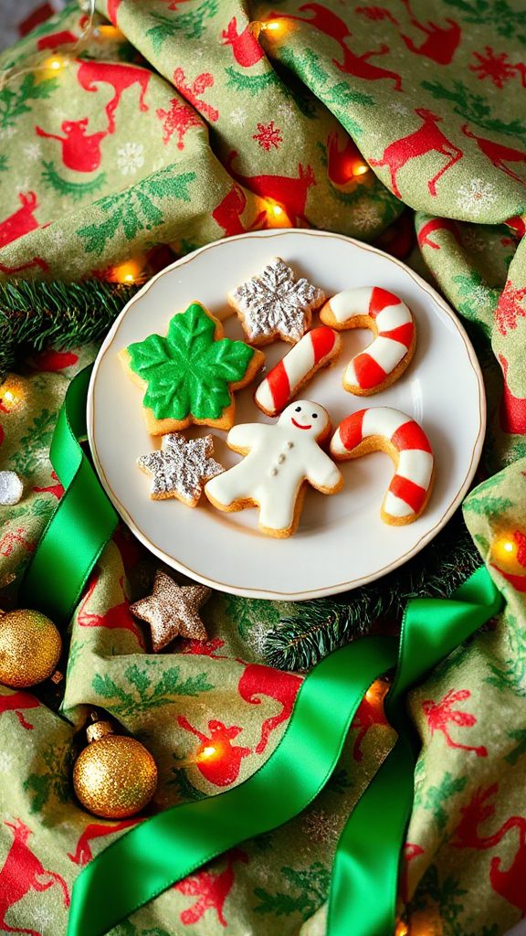 whimsical holiday cookie presentation whimsical holiday cookie presentation