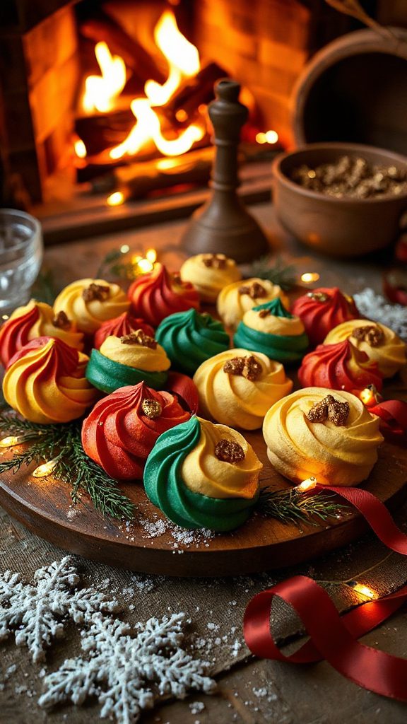 whimsical quidditch themed meringues