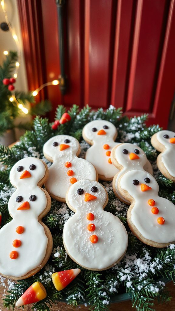 whimsical snowman cookie treats whimsical snowman cookie treats