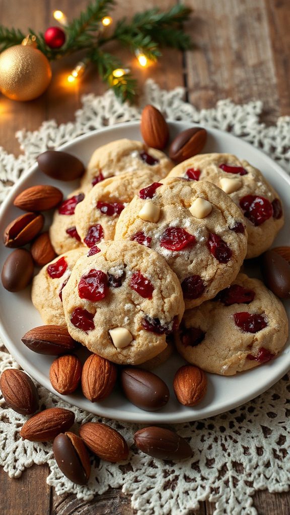 white chocolate cranberry cookies