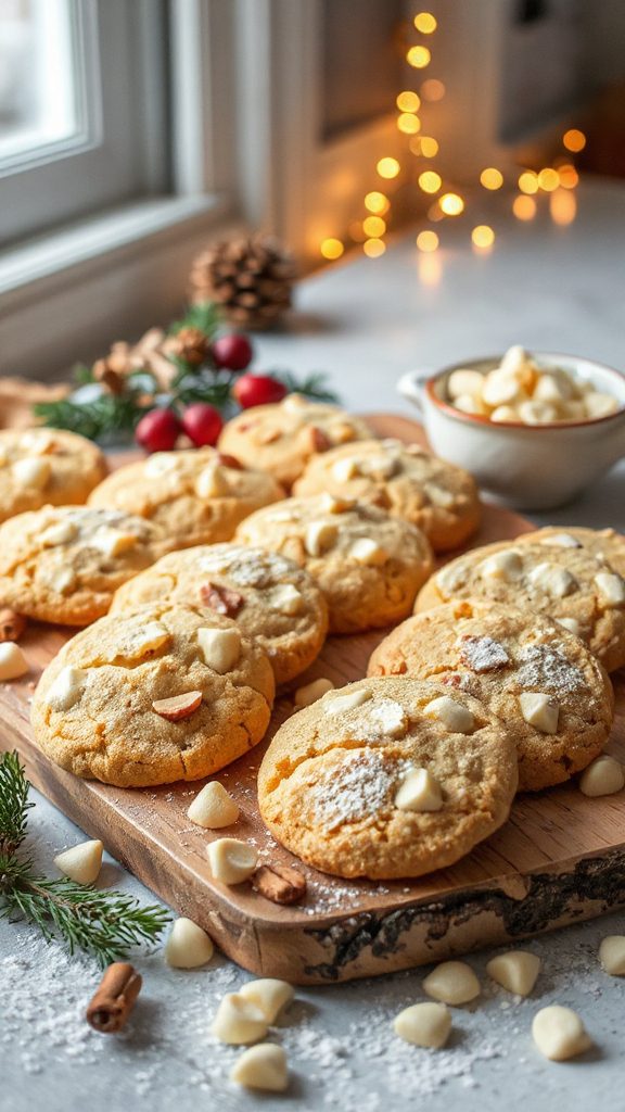 white chocolate macadamia cookies