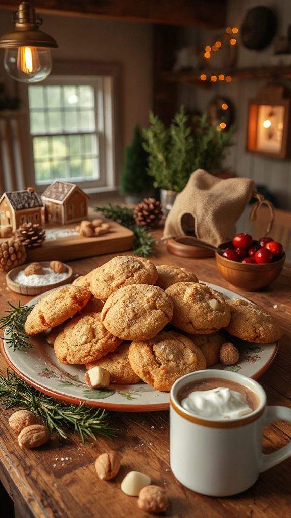 white chocolate nut cookies