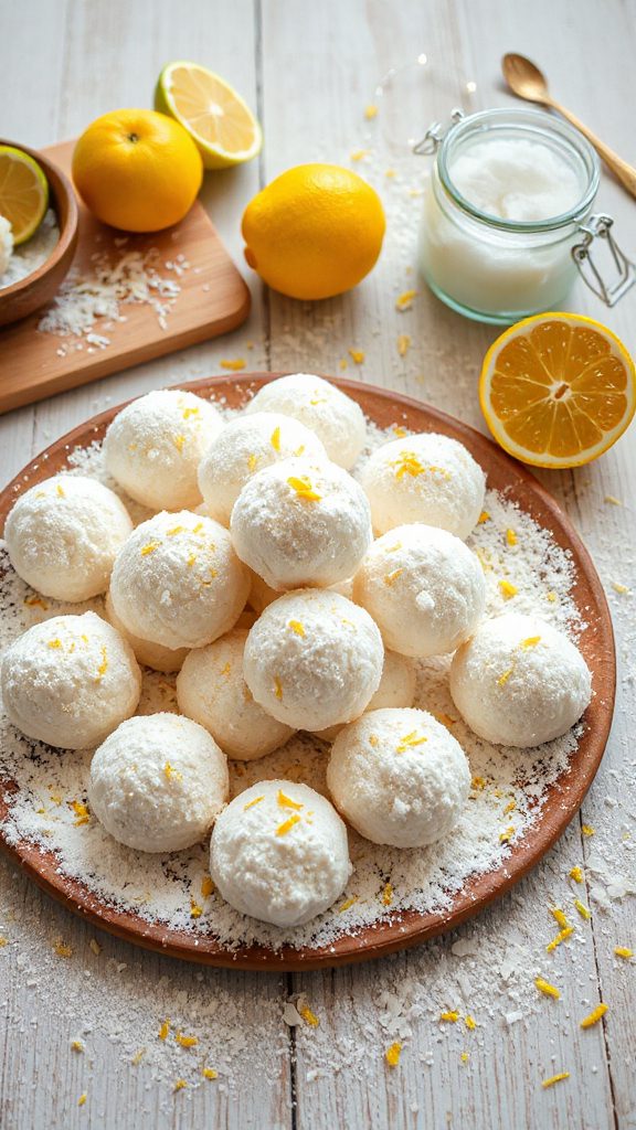 yuzu coconut snowball treats