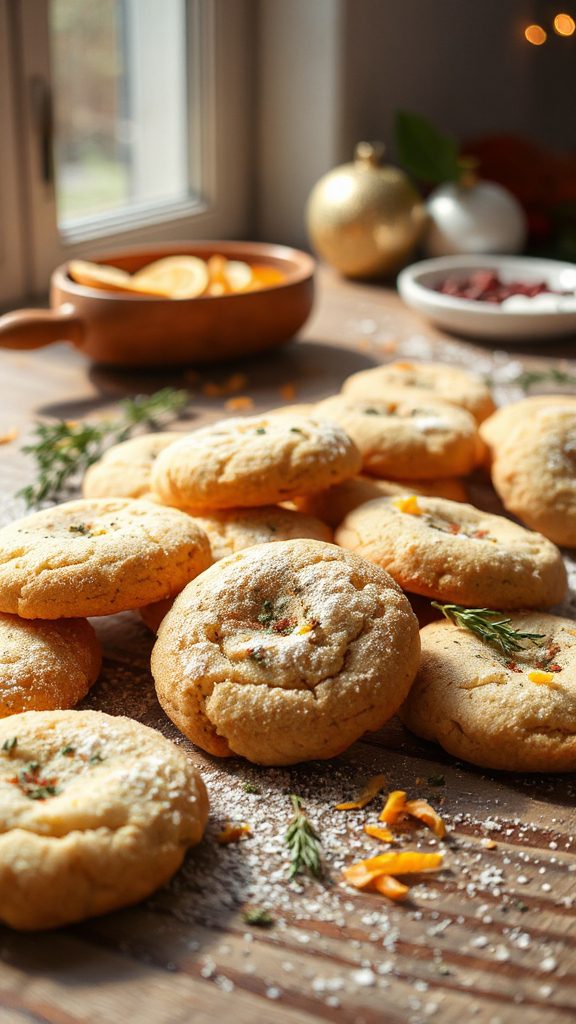 za atar orange zest cookies