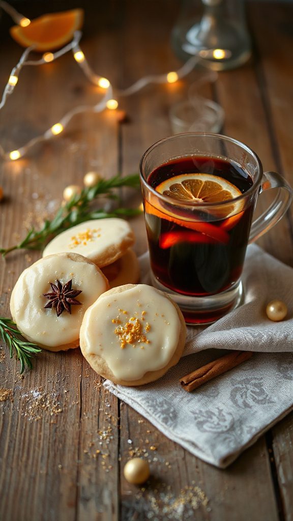 zesty citrus mulled wine cookies